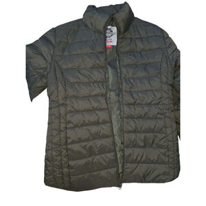 Women's TBOE Olive Green Puffer Jacket Size S #107